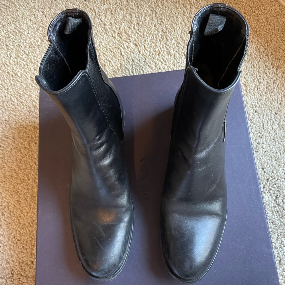 Black Prada Booties